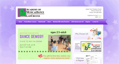 Desktop Screenshot of lcmusicanddance.com